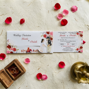 Sliding Wedding Invitation