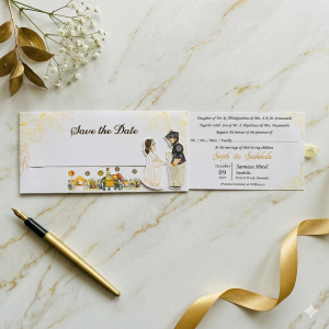 Sliding Wedding Invitation