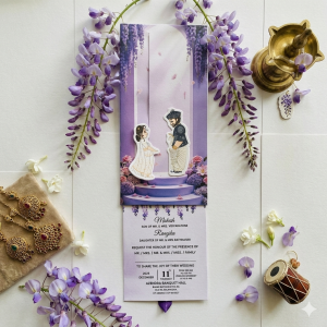 Sliding Wedding Invitation