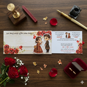 Sliding Wedding Invitation