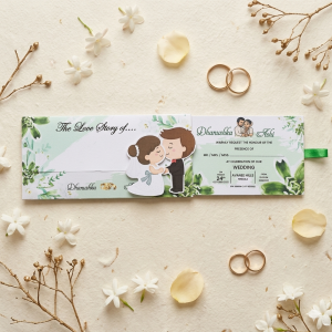 Sliding Wedding Invitation