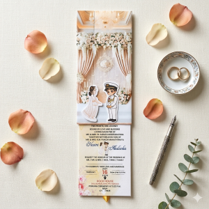 Sliding Wedding Invitation